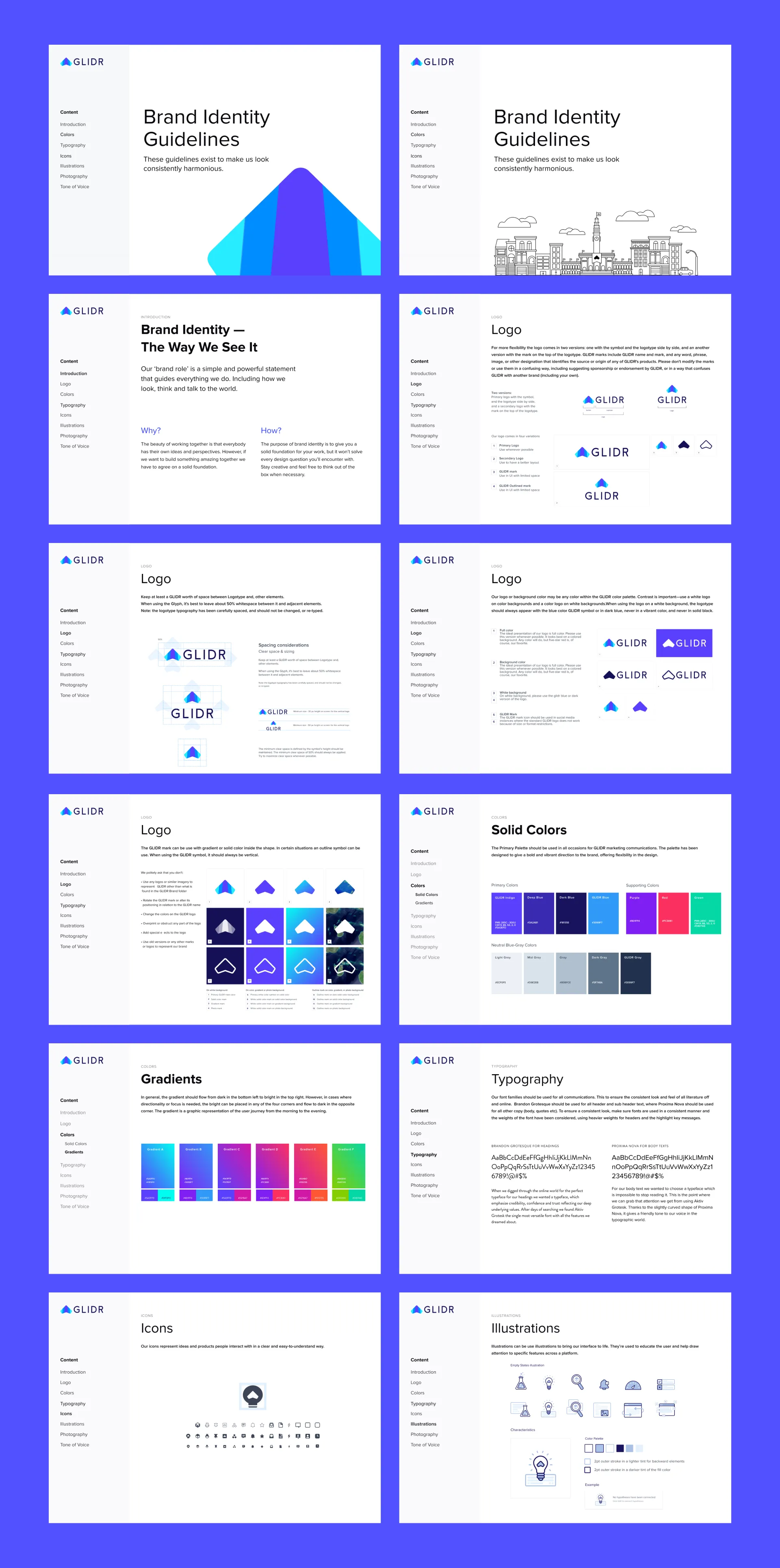 GLIDR brand guidelines
