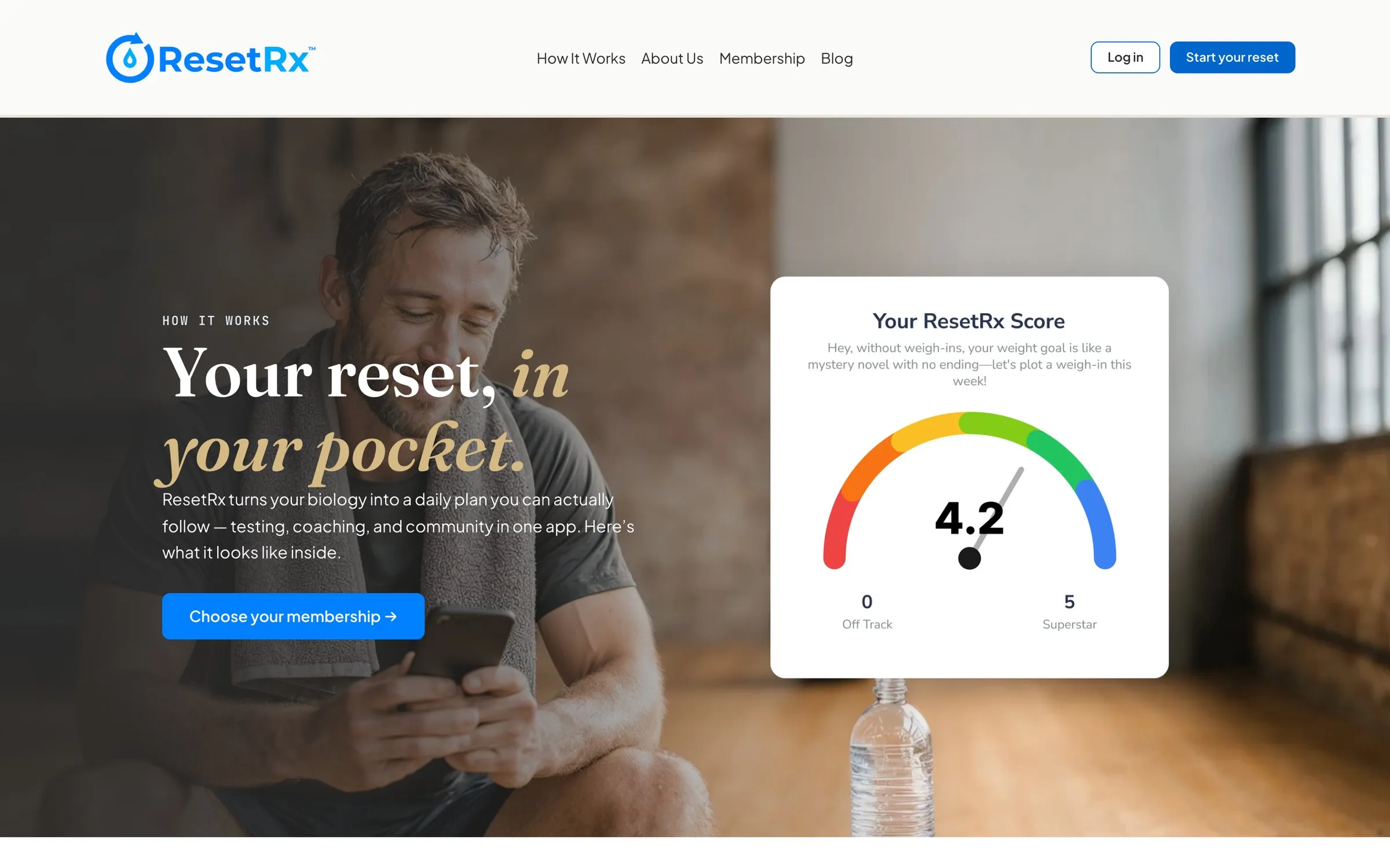 How It Works: Your reset, in your pocket, with the ResetRx Score