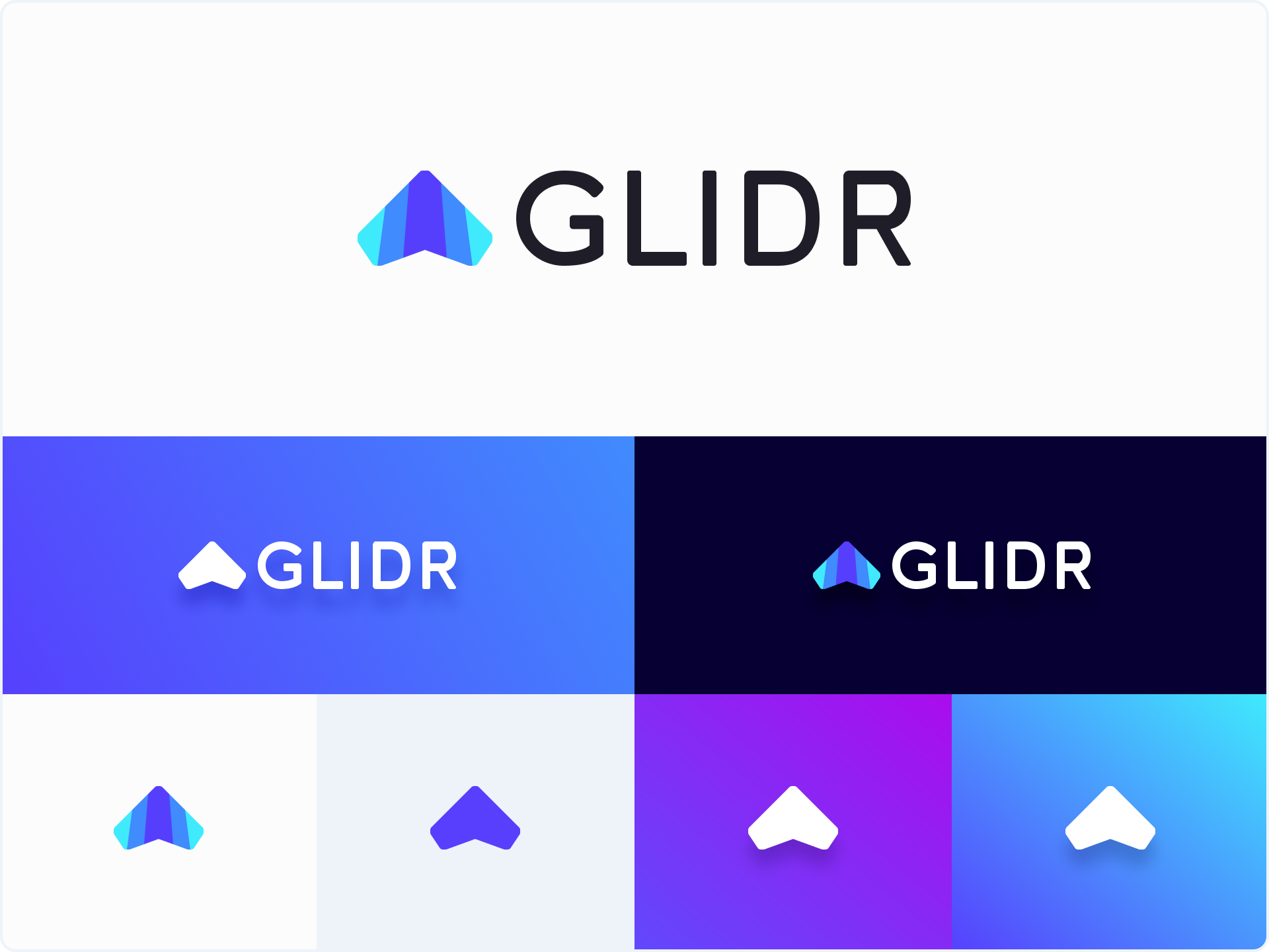 GLIDR logo system